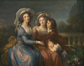 image of The Marquise de Pezay, and the Marquise de Rougé with Her Sons Alexis and Adrien
