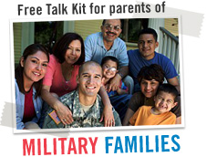 Free Talk Kit for Parents of Military Families