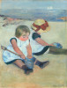 image of Children Playing on the Beach