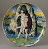 image of Shallow bowl with Hercules overcoming Antaeus