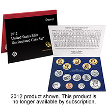 UNCIRCULATED COIN SET SUB. - QTY 1