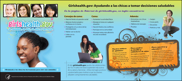 girlshealth.gov brochure in spanish