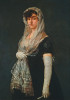 image of Young Lady Wearing a Mantilla and Basquina