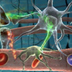Illustration of a colorful network of neurons.