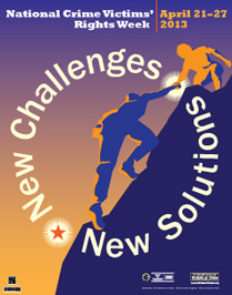 2013 NCVRW Theme Poster. New Challenges. New Solutions. April 21-27, 2013.
