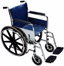 Fotografía de una silla de ruedas