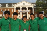 Winners of the 2011 Regional Science Bowl competition (hosted in partnership with the University of Texas - Pan American) pose at the national competition in Washington, DC. | Courtesy of the University of Texas - Pan American HESTEC Program.