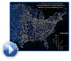 Lights-On Map by Edward Tufte