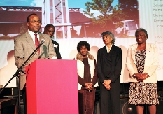 Mount Zion Baptist Church leaders at a Moving Together in Faith & Health celebration in Seattle