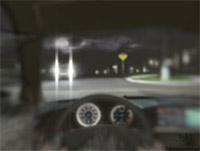 Night driving with cortical cataract