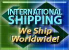 International Shipping We Ship Worldwide!