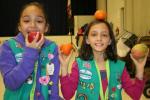 Members of Girl Scout Troop #61373 from Santa Clara, CA create an instructional video for home energy use. | Photo courtesy of Troop Leader Sylvia Kennedy