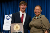 EPA Region 4 PEYA winner with Administrator Lisa P. Jackson