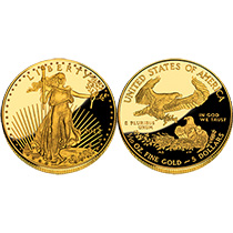 2012 AE GOLD PROOF 1/10 OZ