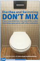 A thumbnail image of the Diarrhea and Swimming Don't Mix poster