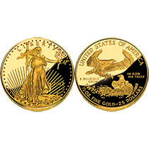 2012 AE GOLD PROOF 1/2 OZ
