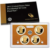 2012 PRESIDENTIAL $ COIN PRF SET - 4COIN