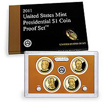 2011 PRESIDENTIAL $1 COIN PRF SET (4 CN)