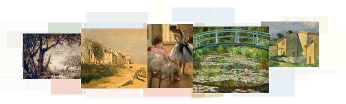 French Art Details from Picturing France Teaching Packet