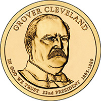 Grover Cleveland Presidential $1 Coin