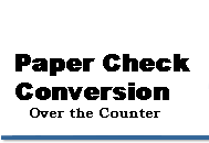Paper Check Conversion graphic
