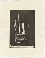 Jasper Johns (born 1930) Ale Cans, 1964 lithograph, trial proof on Japan paper National Gallery of Art, Gift of the Woodward Foundation, Washington, D.C. Art © Jasper Johns/Licensed by VAGA, New York, NY