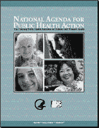 Image of the cover of the National Agenda for Public Health Action