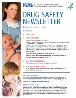 Newsletter Cover - doctor, baby, table to contents