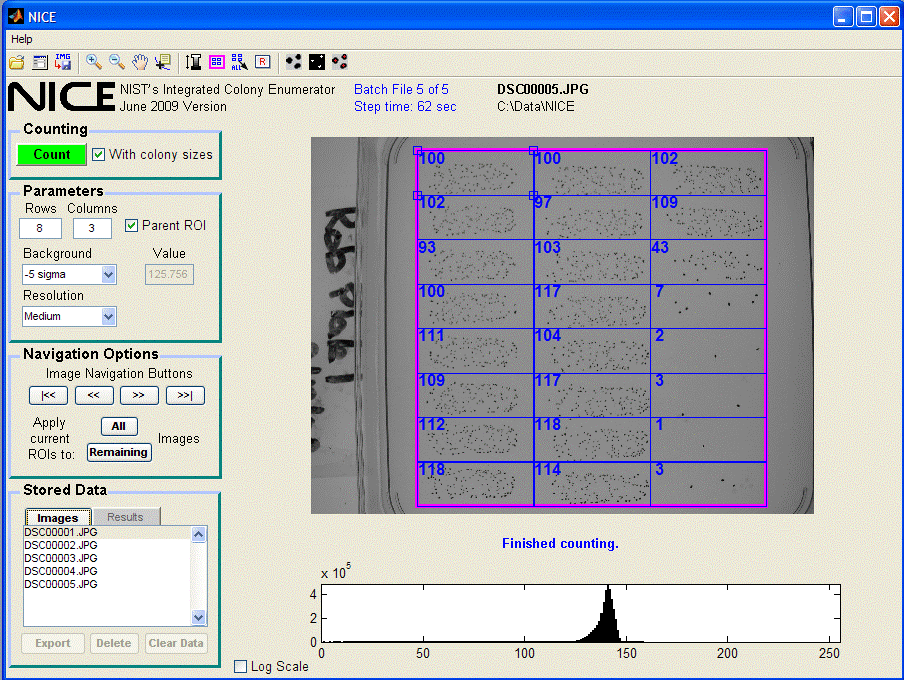 NICE sample window