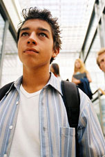 picture of a boy with a backpack