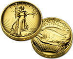 2009 Ultra High Relief Double Eagle Gold Coin Obverse and Reverse