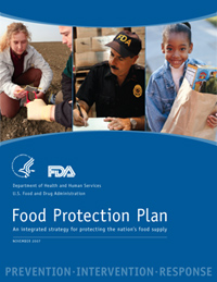 Cover to Food Protection Plan report