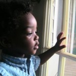 boy at window