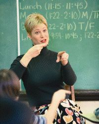 Woman Teaching