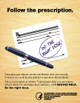 Follow the prescription - print public service announcement