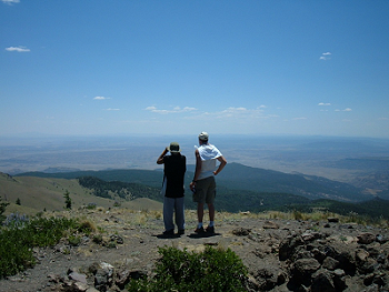 two men on an overlook