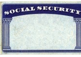 Blank American Social Security Card, SSN, Social Security Number