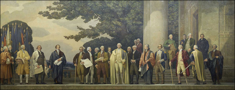 Constitution mural