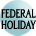 Federal holiday icon