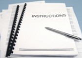 Picture of an Instructional Booklet