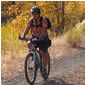 Mtn. Bike Rider on the Bizz Johnson Trail