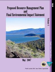 Cover of the Eagle Lake Proposed Resource Management Plan and Final Environmental Impact Statement