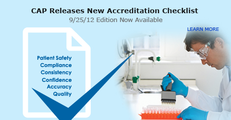 CAP Releases New Accreditation Checklist