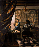 Johannes Vermeer, The Art of Painting, c. 1666, oil on canvas, Kunsthistorisches Museum, Vienna