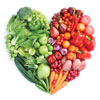 Fruit and Veggie Heart