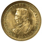 REVERSE: Lewis & Clark Exposition Commemorative Gold Dollar (1904-05)