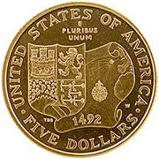 Five-Dollar Coin (reverse)