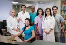 Photograph of various healthcare professionals