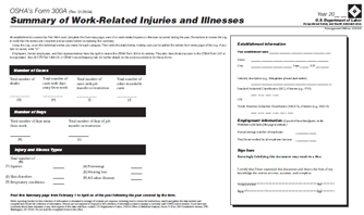 Injury & Illness form