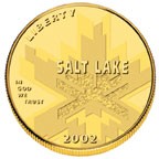 The 2002 Salt Lake City Olympics Gold Commemorative Coin